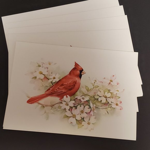 Cards 9 Red Farm Studio Cardinal and Dogwood - Picture 3 of 6